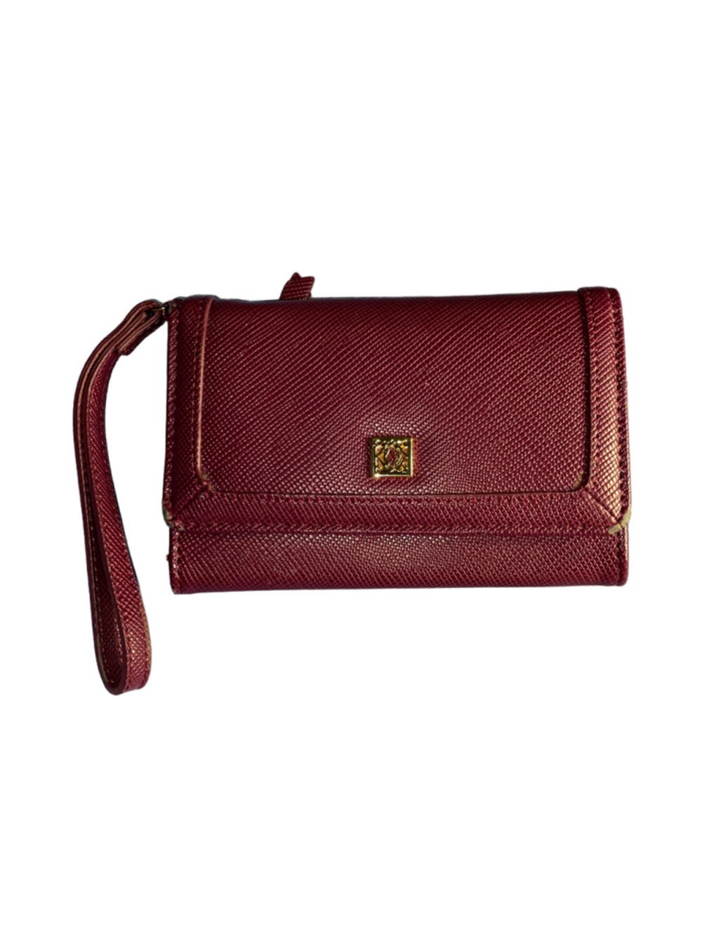 Women's Wine Red Wristlet Wallet One Size
